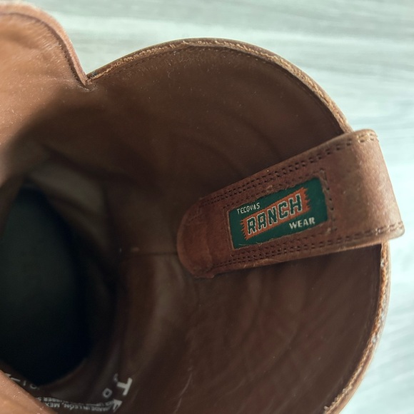 Preowned Tecovas THE BANDERA BOVINE Leather Riding Boot Men Sz 8 D - Picture 9 of 9